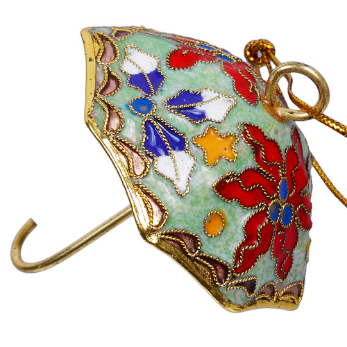 Schirmchen, Schirm, Deko, Emaille, Cloisonne, 6268 - zum Schließen ins Bild klicken